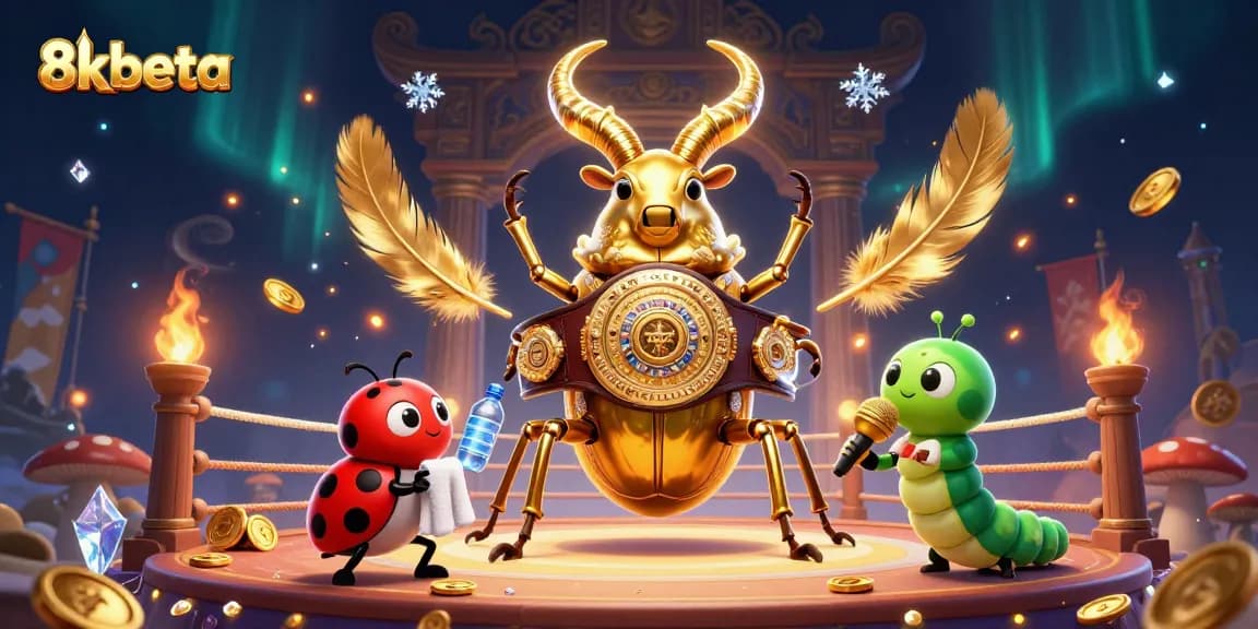 8kbeta brings excitement to online gambling with a dynamic illustration showcasing bold characters and game elements.