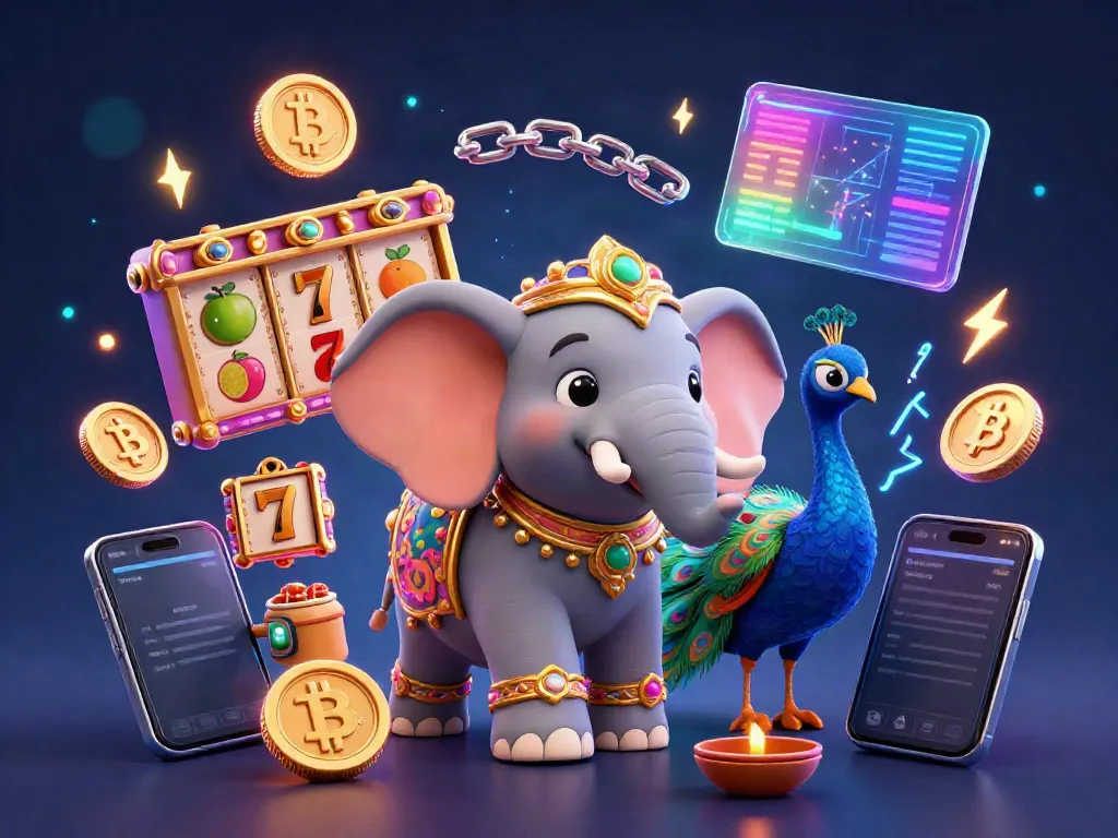 Engage with 88go's vibrant casino universe featuring an ornate elephant and crypto elements.