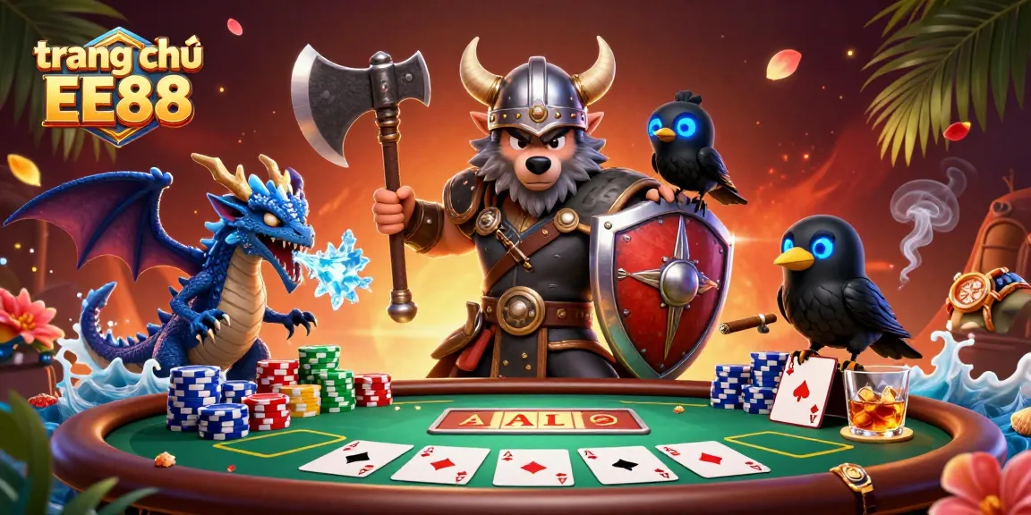 Engage with the excitement of the trang chủ EE88 gaming scene, featuring dynamic poker elements.